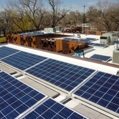 13kW Grid Tied Solar ballasted mount