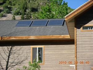 3 Panel VeluxÂ® Hot Water System