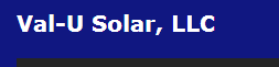 Val-U Solar LLC logo