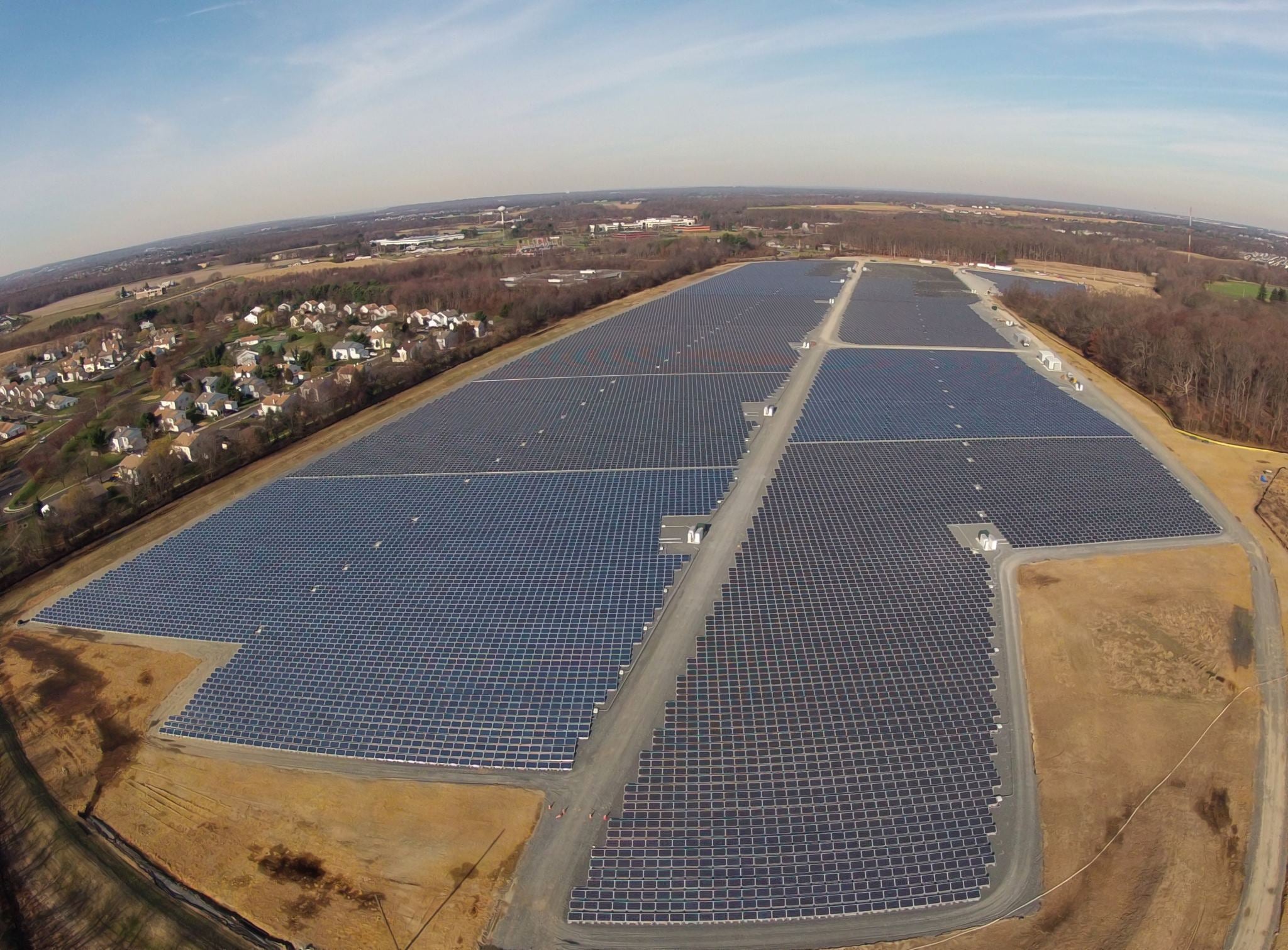 14 MW solar array in East Windsor, NJ