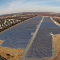 14 MW solar array in East Windsor, NJ