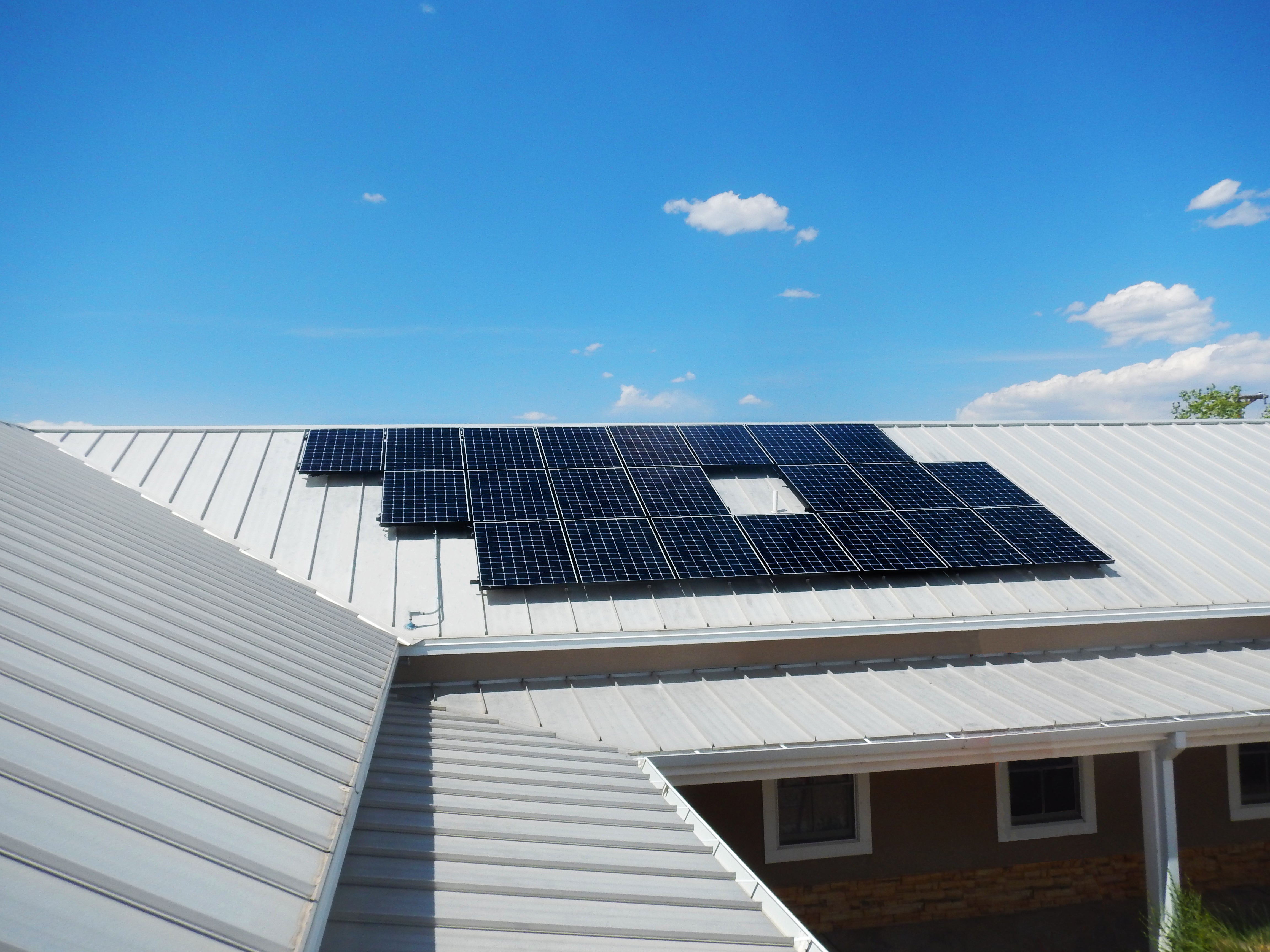 Metal Roof Solar Panel Installation, Albuquerque