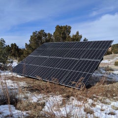 Ground Mounted Solar Panel Installation, Santa Fe