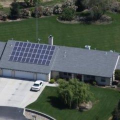 An 8 kW Sharp/SMA inverter residential solar grid tie system