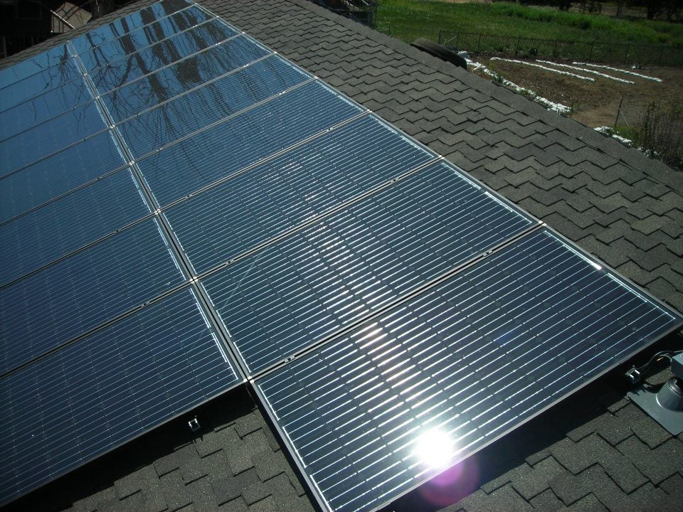 EAST facing, soaking up the sun. 18.96 kW solar array