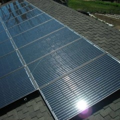 EAST facing, soaking up the sun. 18.96 kW solar array