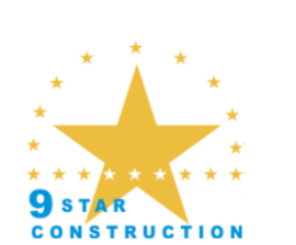 9 Star Construction logo