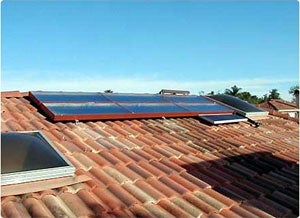 Solar hot water system in Encinitas, CA: