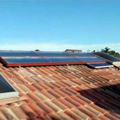 Solar hot water system in Encinitas, CA:
