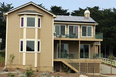 2.4kW roof mounted solar PV system