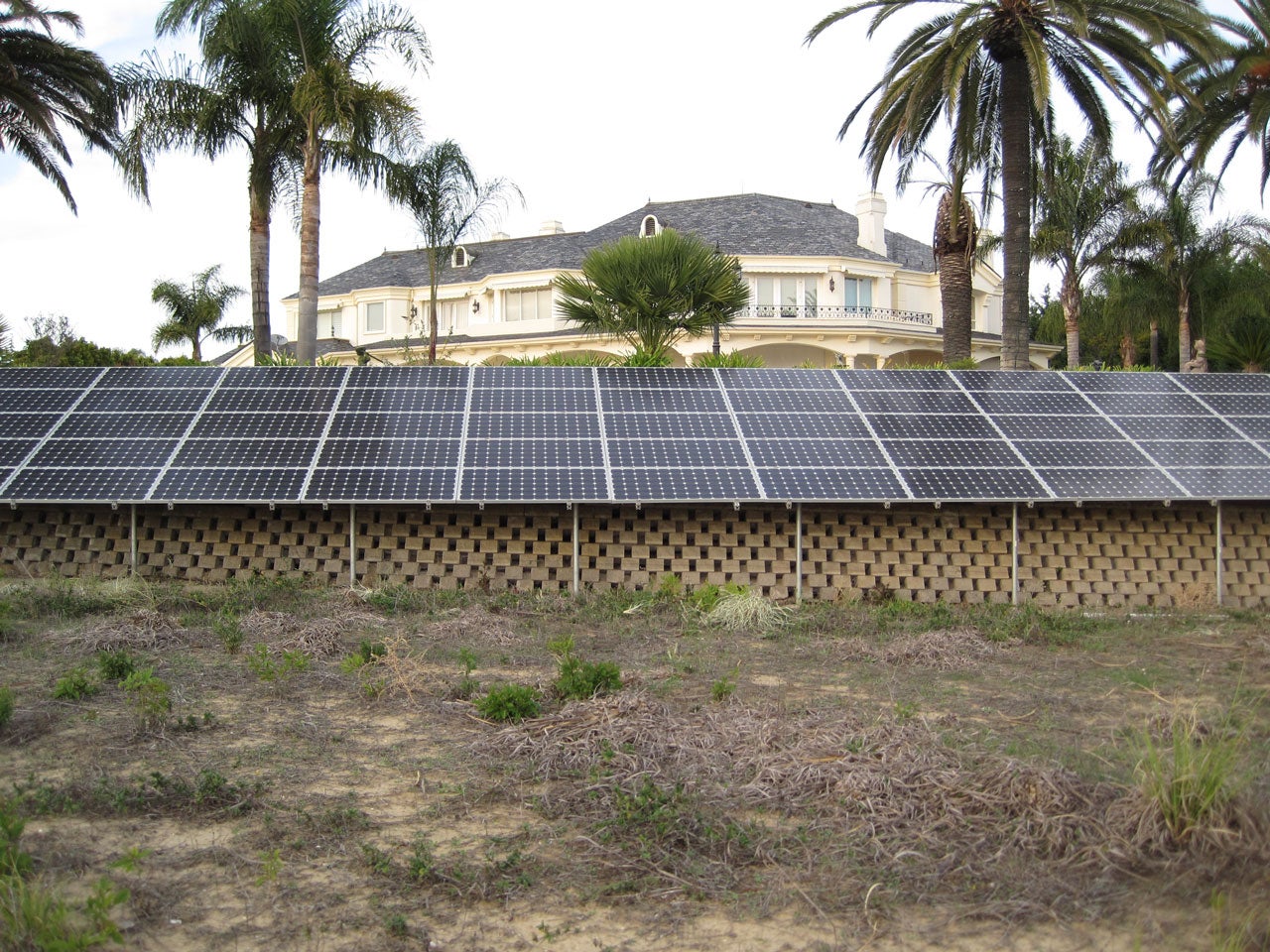 Residential solar PV array 