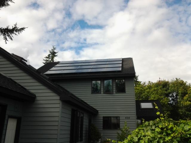 5320 Watt solar PV system in Tumwater, WA