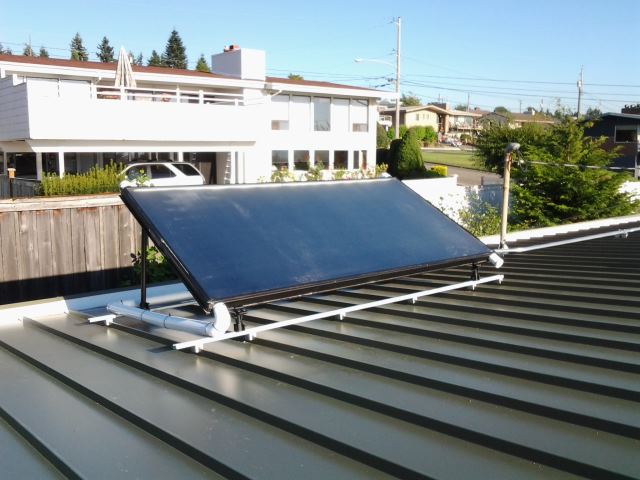 Solar Hot Water system in Tacoma.