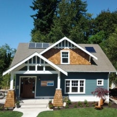 PV with micro-inverters and Solar Hot Water at in Olympia, WA