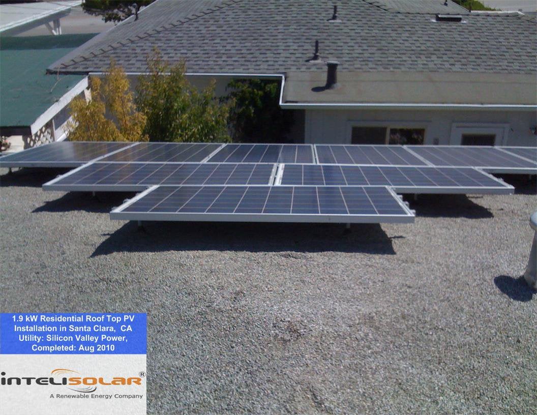 1.9KW Solar project in Santa Clara CA