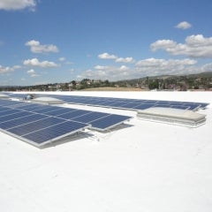 Commercial Solar PV + Cool Roof