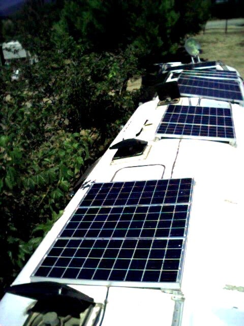  Approximate wattage  750 watt  solar array.