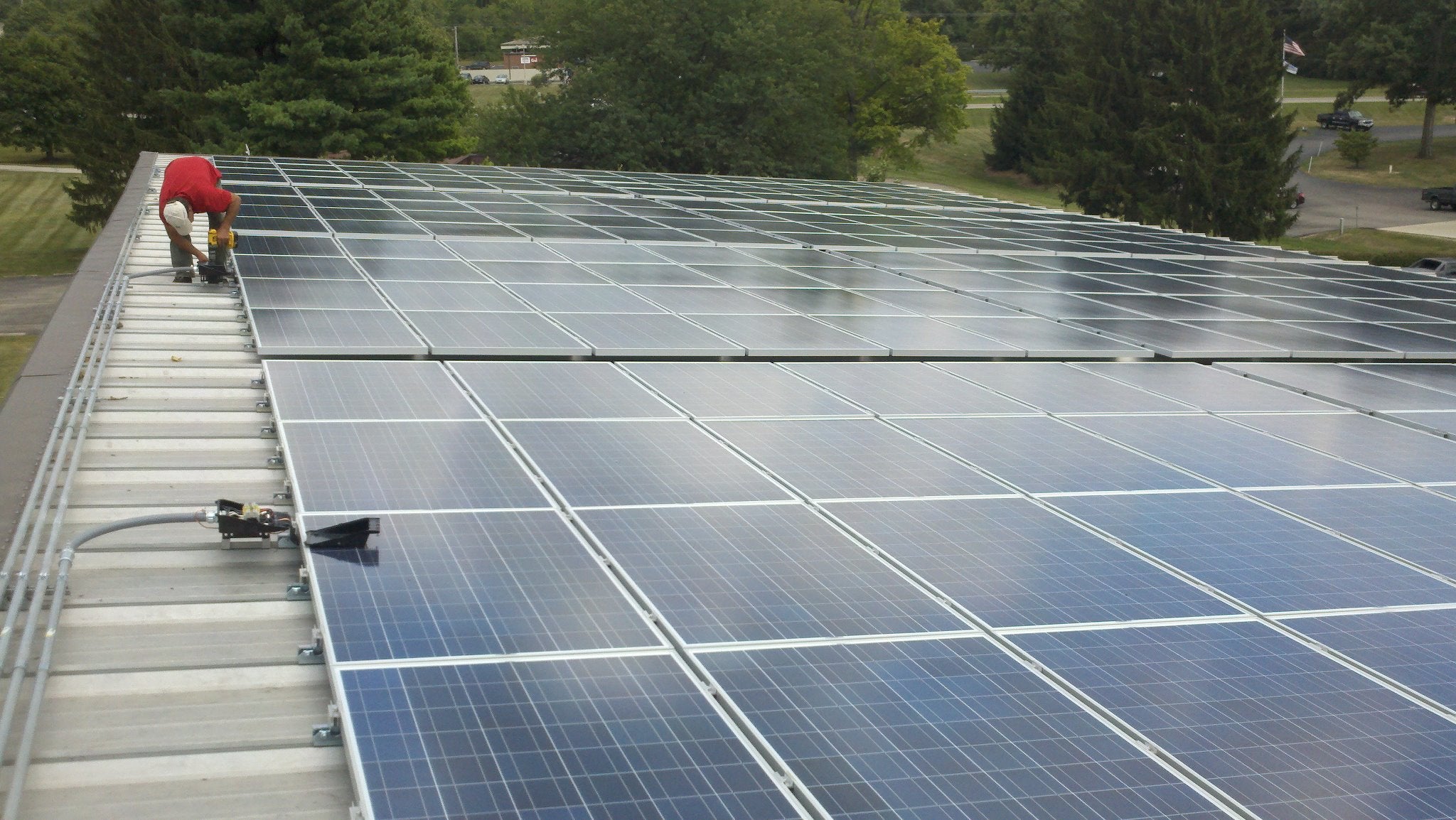 47 kW solar installation In Springfeild Ohio