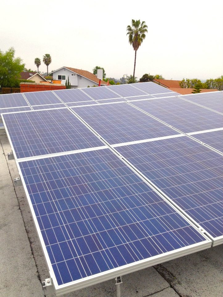 11.8 kW DC rooftop solar system in Rancho Bernardo, CA