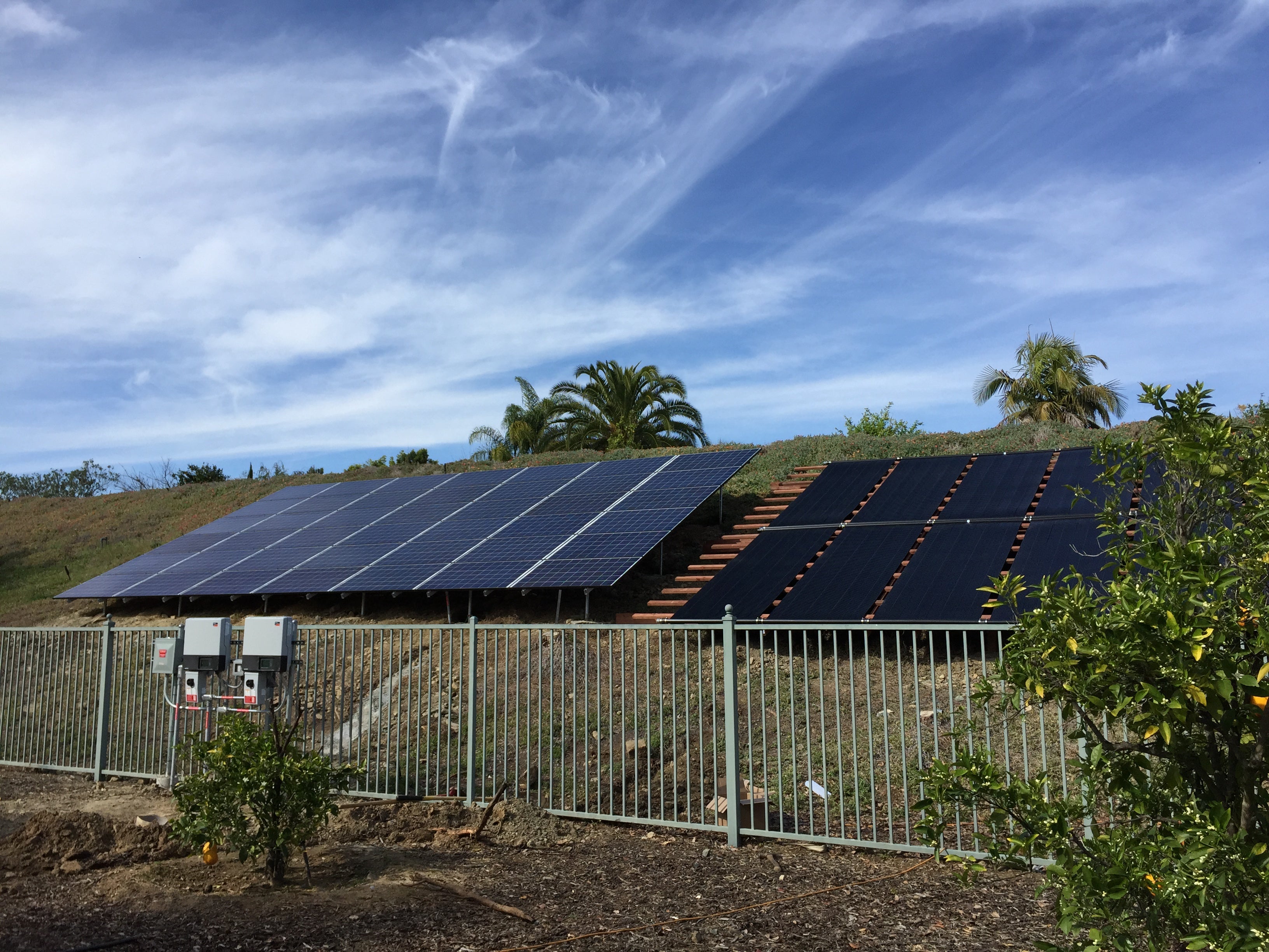 10.9 kW solar electrical system in Vista, California