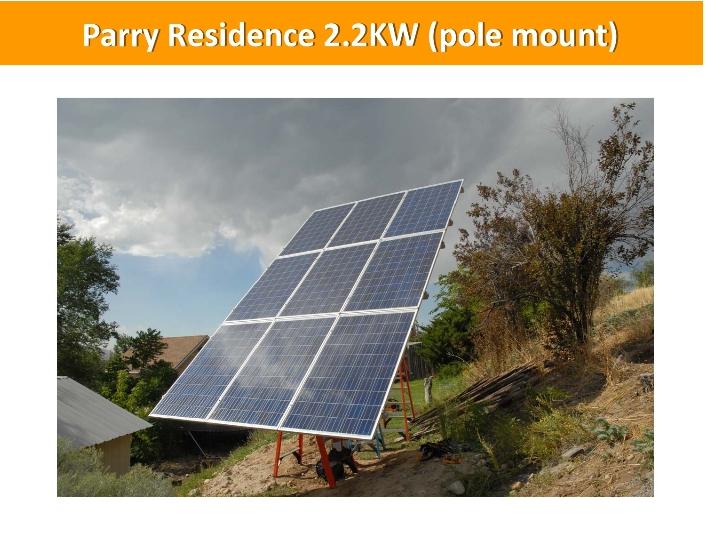 Parry Residence 2.2KW (pole mount)
