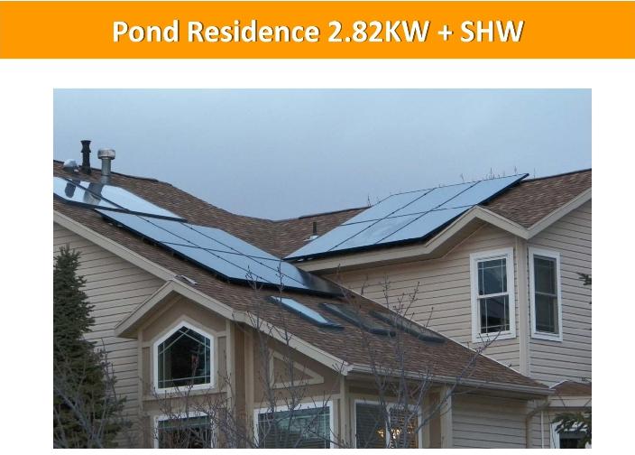 Pond Residence 2.82KW + SHW