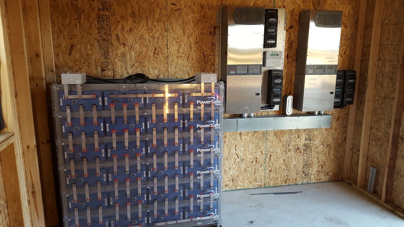 Working with Outback off-grid battery systems