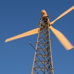 40 kW Wind Turbine on 120-ft Tower