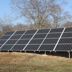 6.72 kW (DC) Solar PV Ground-Mount Array