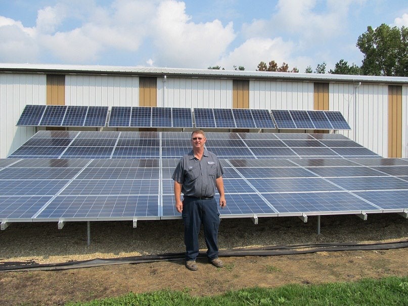 19 kW solar PV array.