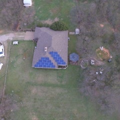 6.4kw roof mounted array