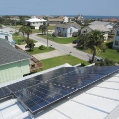 Ocean-side 9.25KW residential PV installation