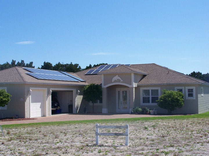  5040 watt solar PV system installed in Flagler Beach, FL