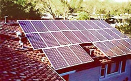 Residential solar PV array 