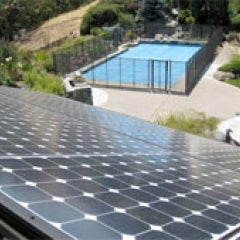Residential solar PV array 
