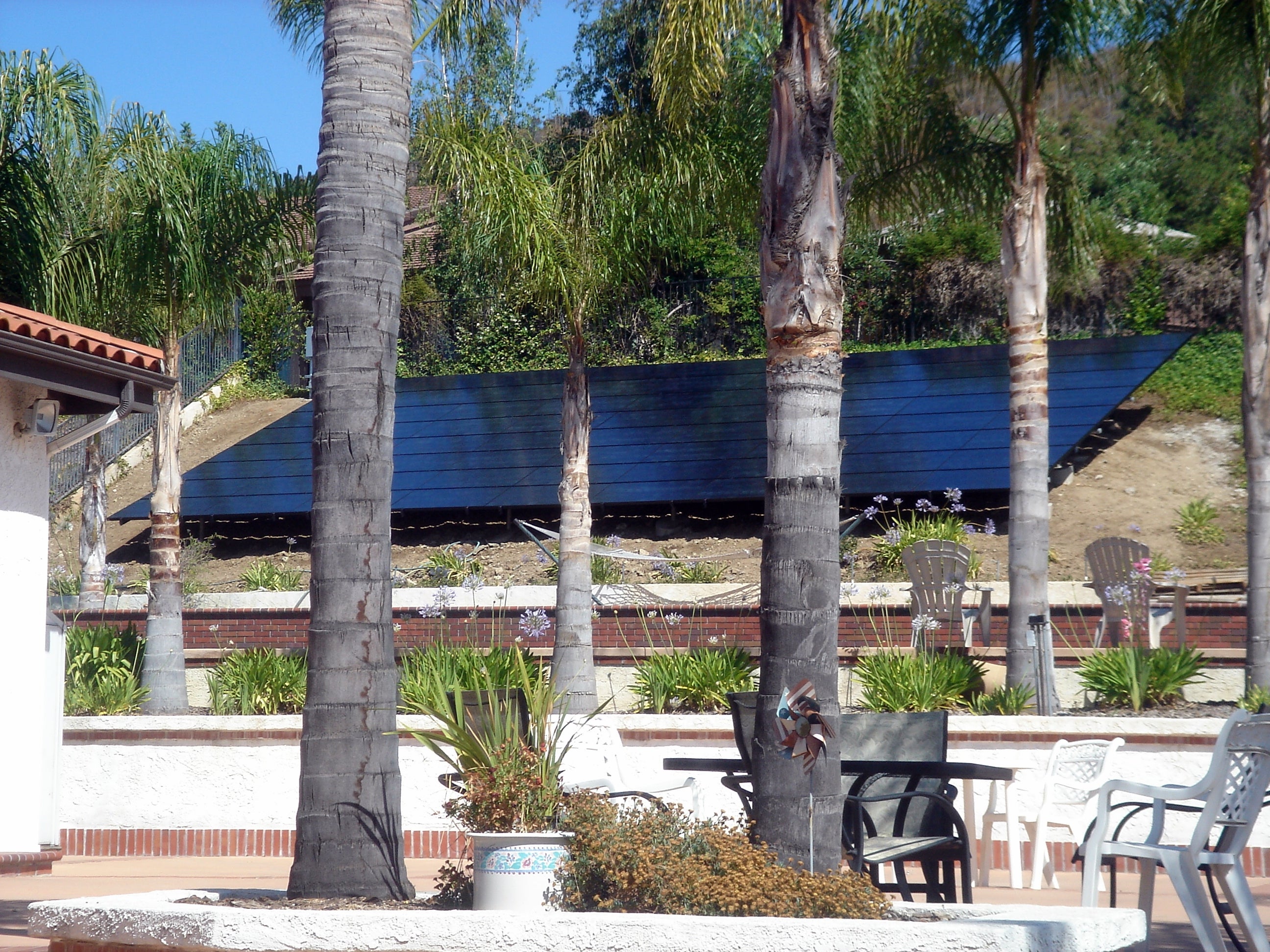 15kW ground mount solar array - Newbury Park