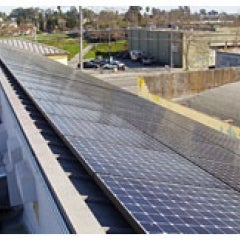 Santa Cruz, CA 84 kW SunPower solar array