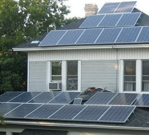 Residential solar PV array 