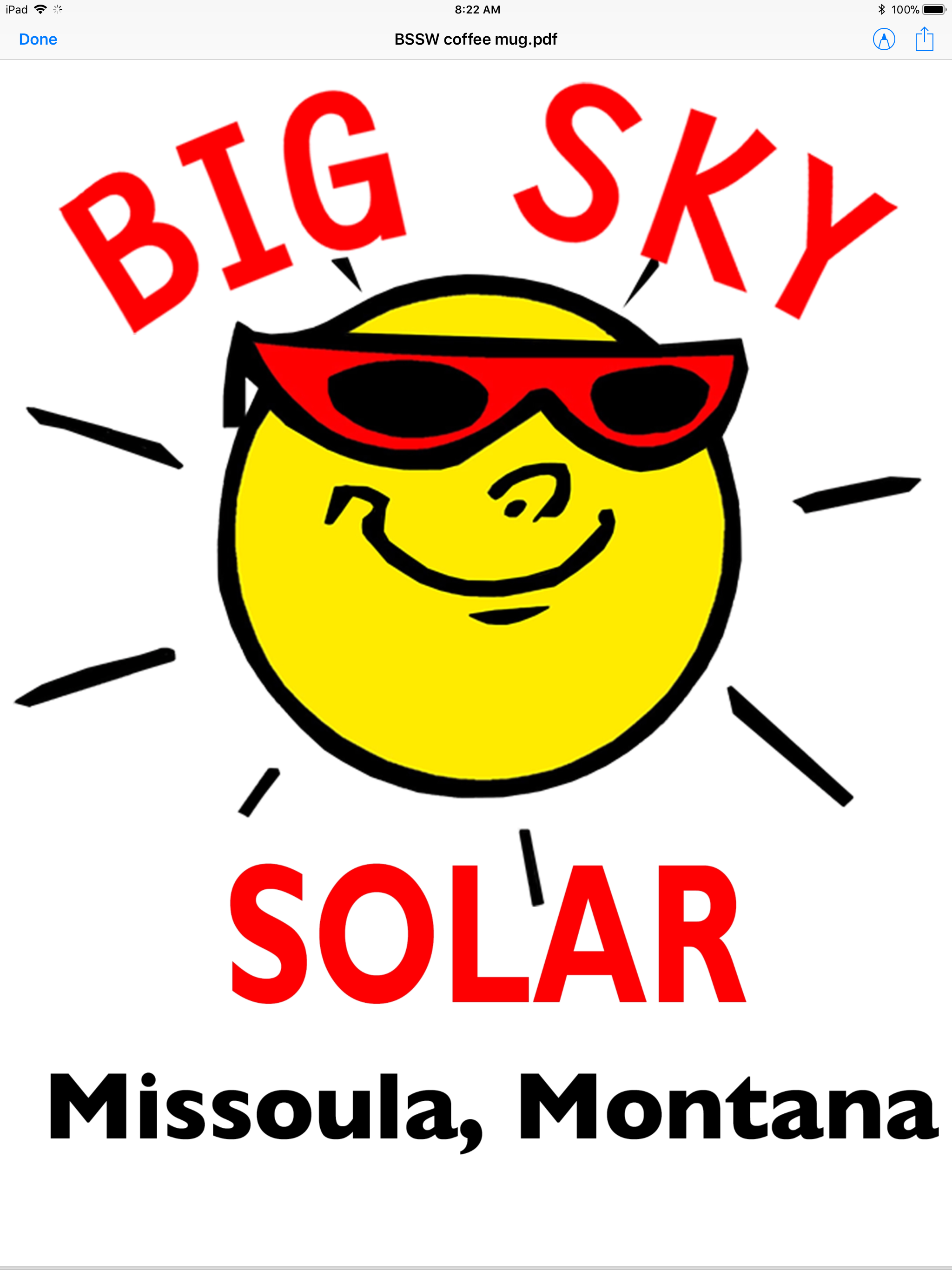 Big Sky Solar MT logo