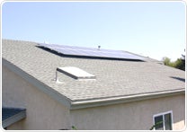 Residential solar PV array 