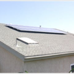 Residential solar PV array 