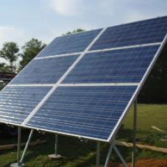 Ground-Mount PV Array for Emergency Power