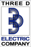 Three D Electric Company logo