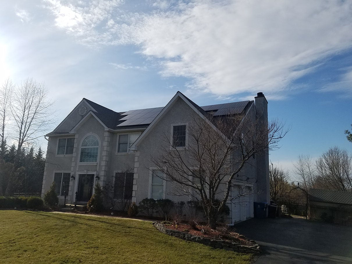8.375kW solar array, Pipersville PA
