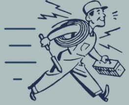 Running Electric logo