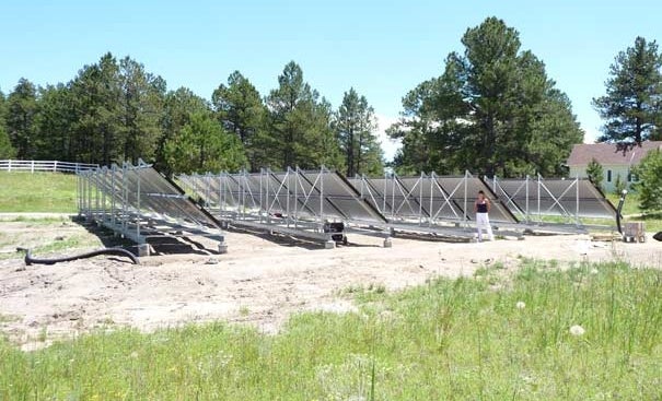 2.5M BTU solar thermal array