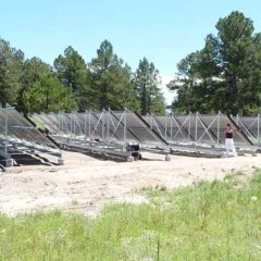 2.5M BTU solar thermal array