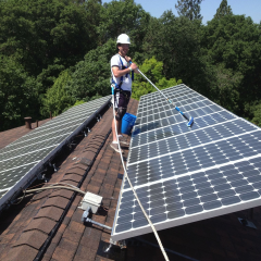 Cleaning Solar Panels