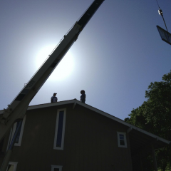 removing and replacing an eight year old solar system 