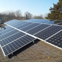 Residential solar PV array 